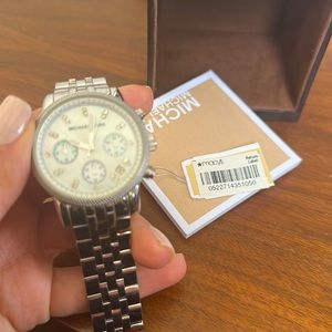 Michael kors watch with diamonds!